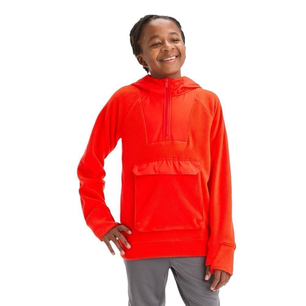 NWT All in Motion Boys' Microfleece Hoodie Red XL‎
